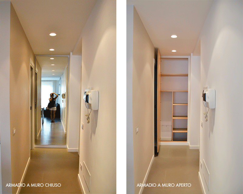 Tavolo in Okite e armadio su misura